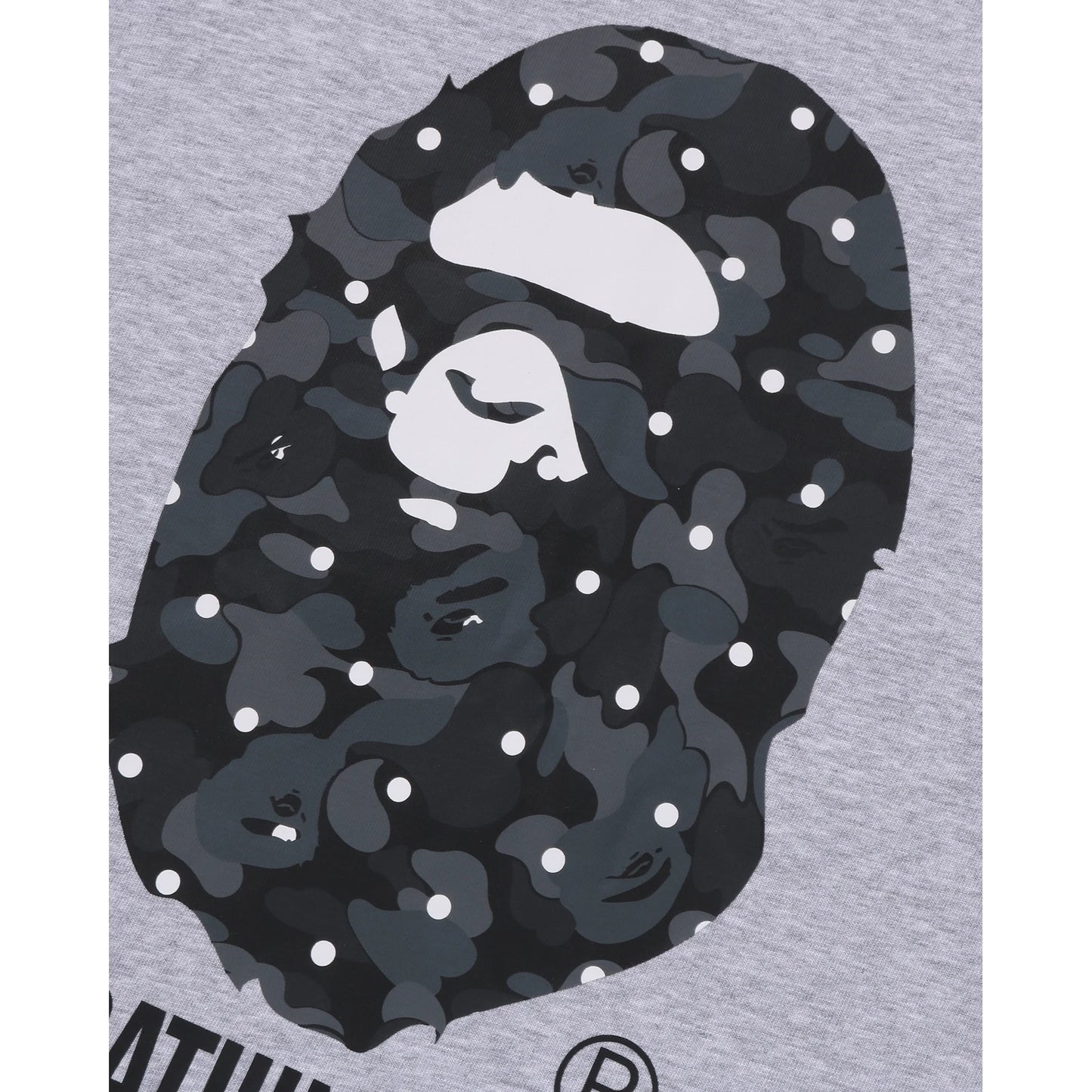 BAPE ABC Dot Camo By Bathing Ape Relaxed Fit Tee 'Gray'