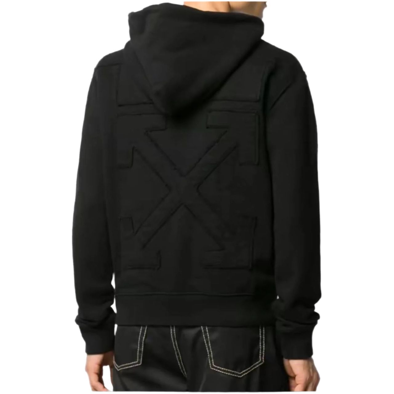 Off-White Marker Arrow Hoodie-BLUE