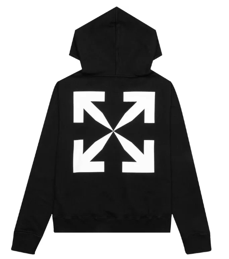 Off-White Pascal Print Hoodie 'Black/White'