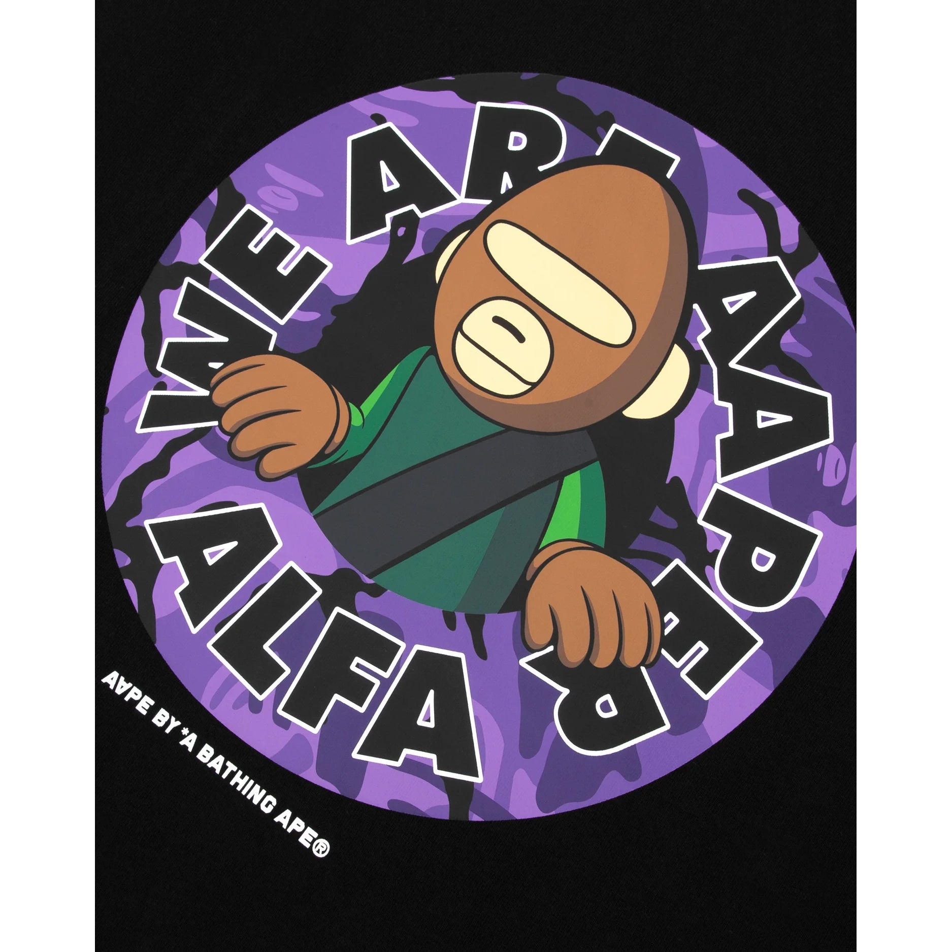 AAPE Alfa Camo Graphic Tee