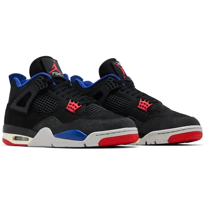 Air Jordan 4 Retro 'Rare Air' with classic silhouette, bold color accents, visible Air unit, and premium leather for a collectible and stylish look