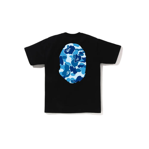 BAPE ABC Camo Big Ape Head Tee Black/Blue