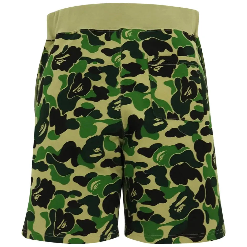 BAPE Big ABC Camo Shark Sweat Shorts 'Green'