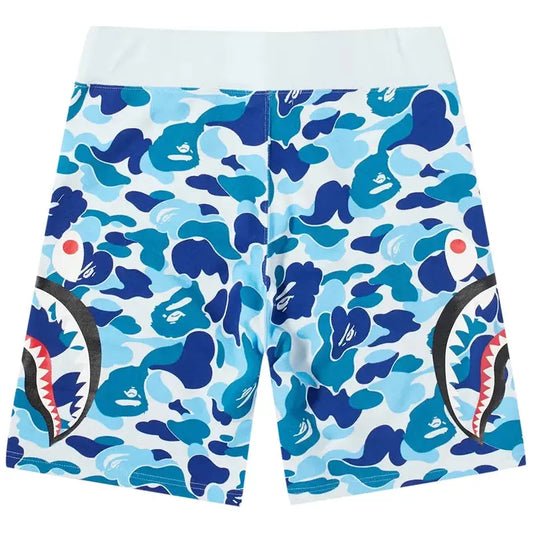 BAPE Big ABC Camo Side Shark Sweat Shorts