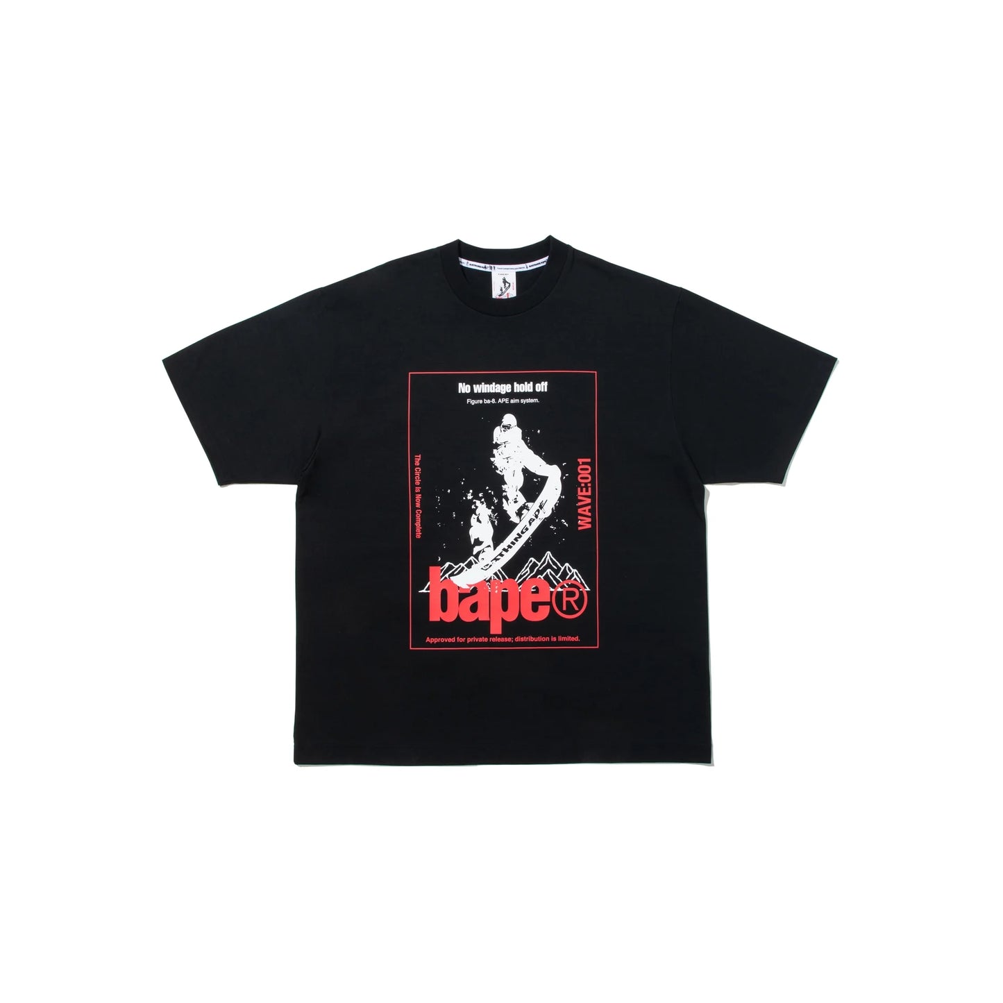 BAPE By Kazuki Kuraishi Skate Relaxed Fit Tee 'Black'