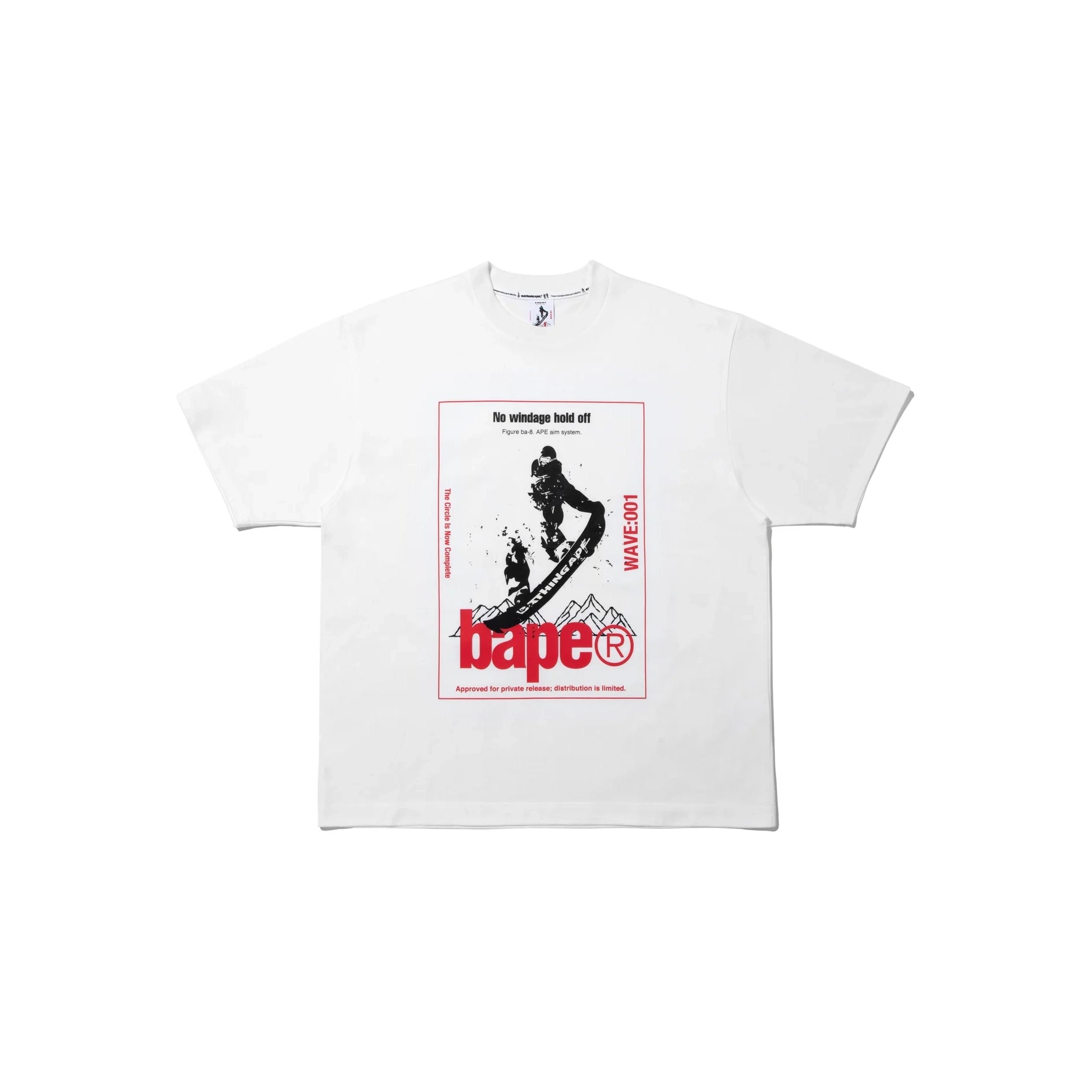 BAPE By Kazuki Kuraishi Skate Relaxed Fit Tee White