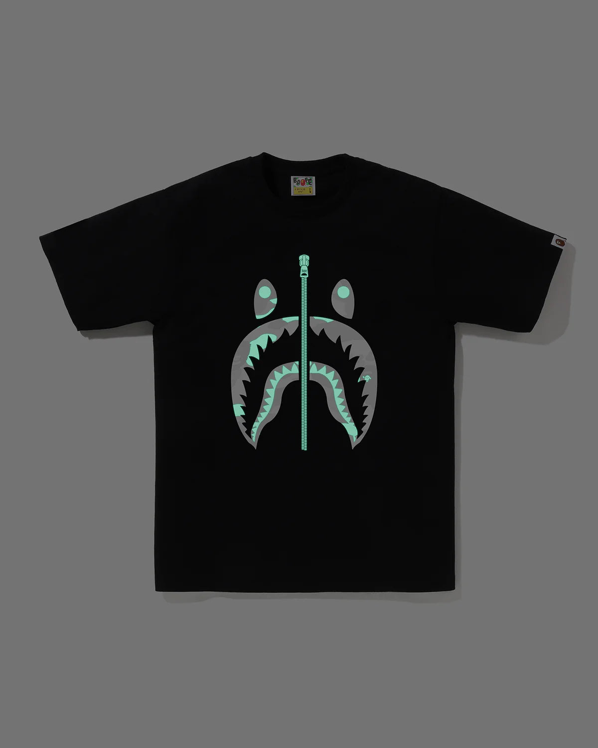 BAPE City Camo Shark Tee Black