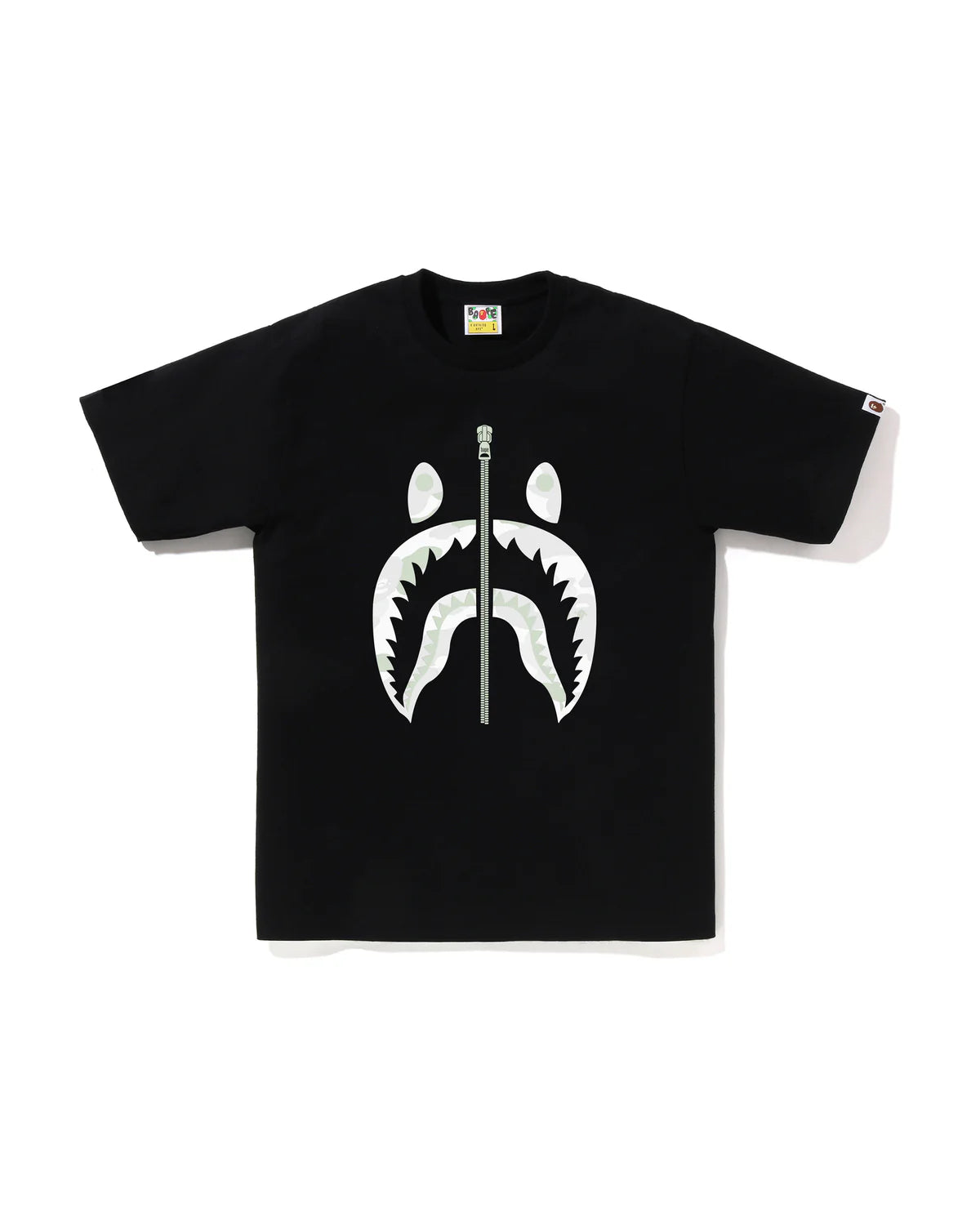 BAPE City Camo Shark Tee Black