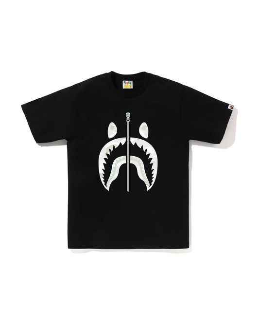 BAPE City Camo Shark Tee Black