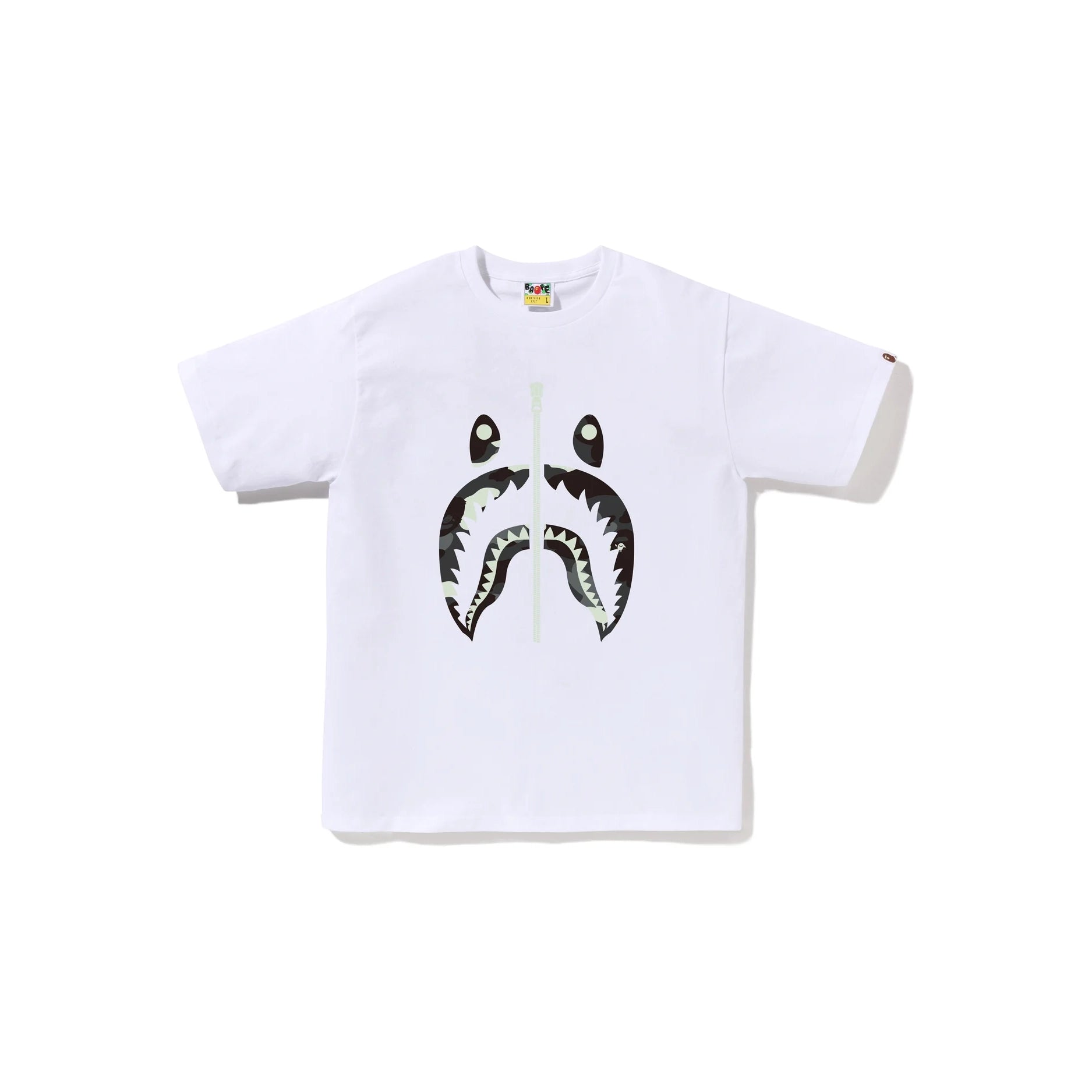 BAPE City Camo Shark Tee White