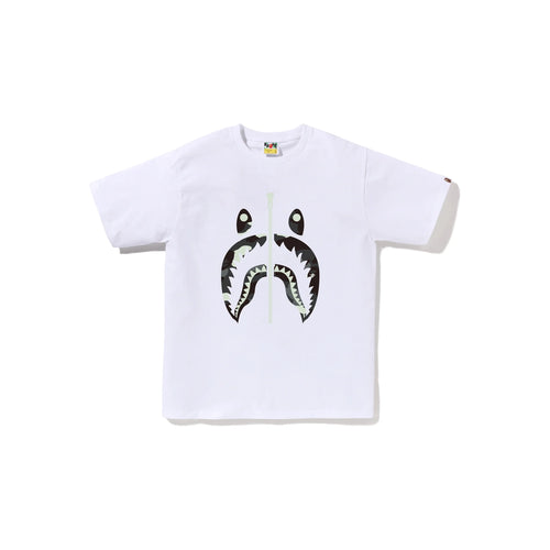 BAPE City Camo Shark Tee White