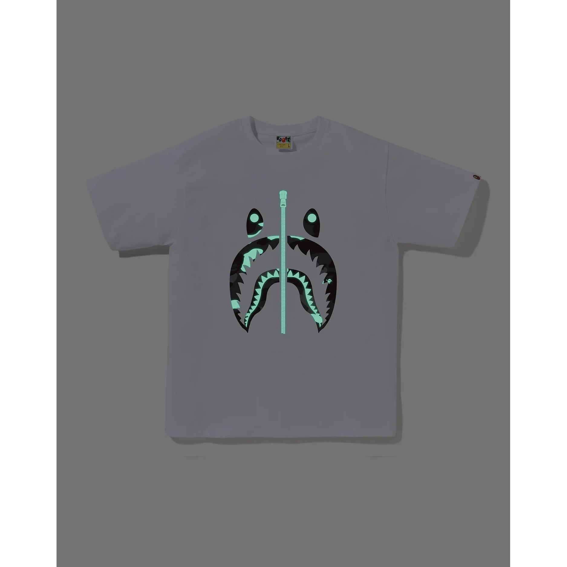 BAPE City Camo Shark Tee White