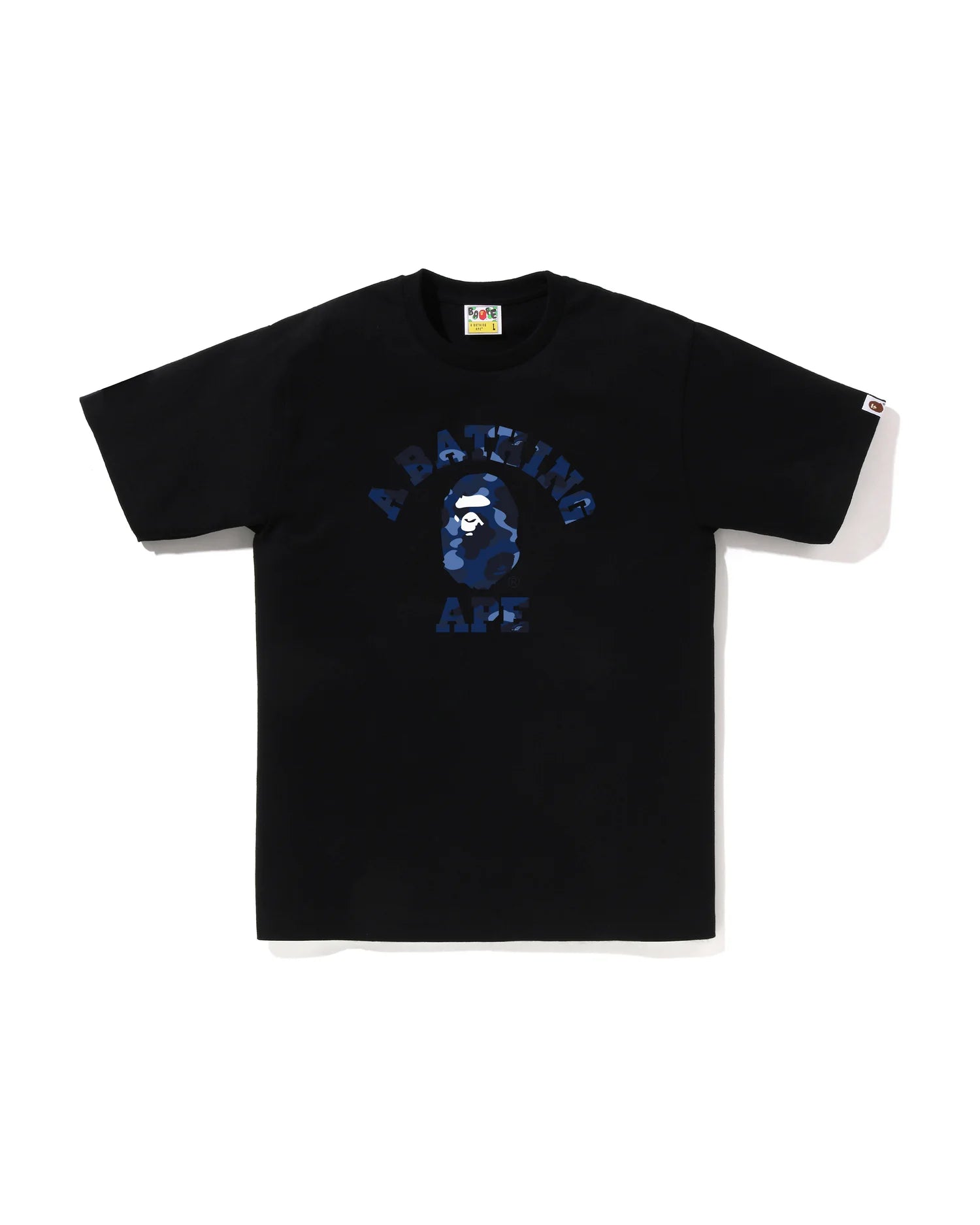 BAPE Color Camo College Tee Black Navy