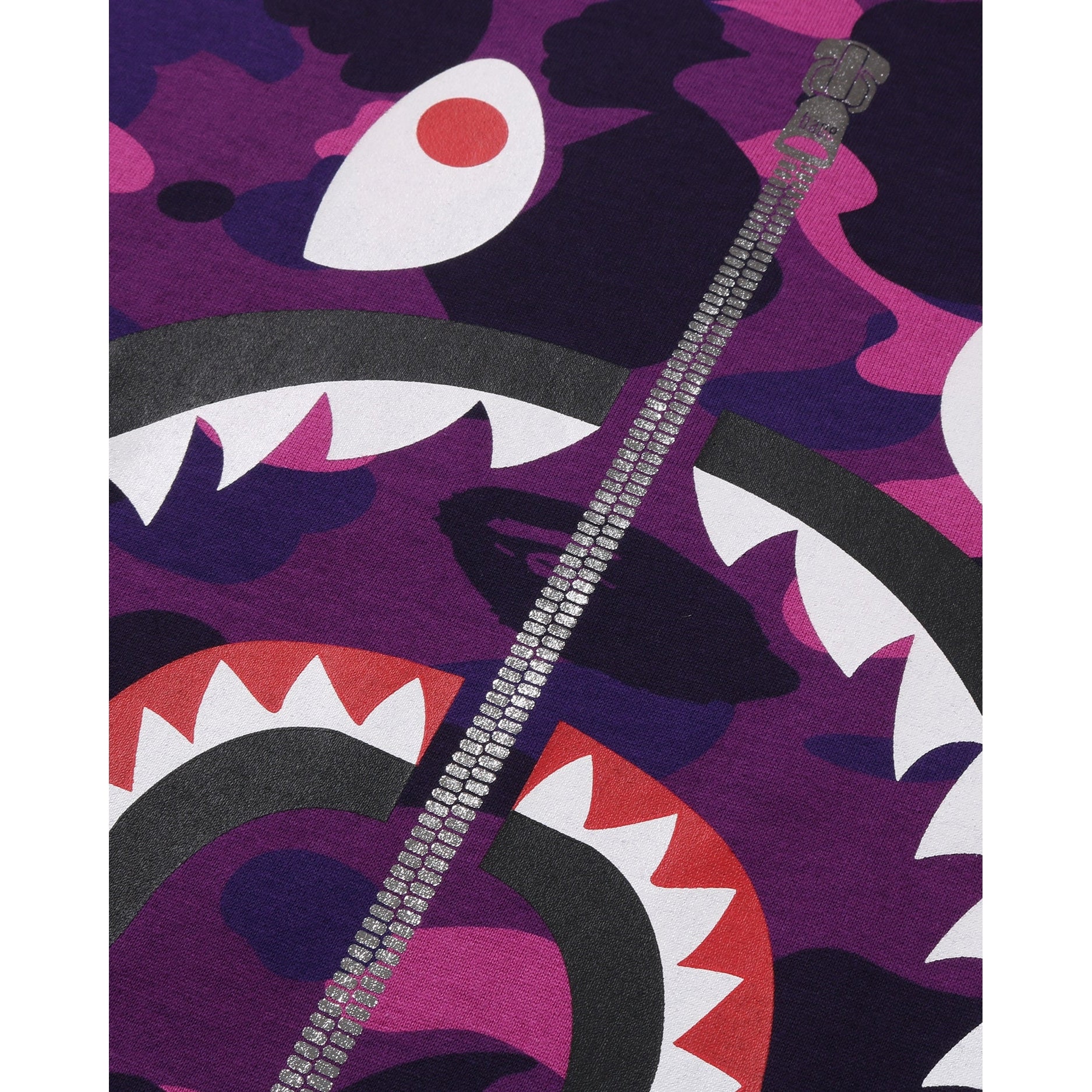BAPE Color Camo Shark Tee Purple