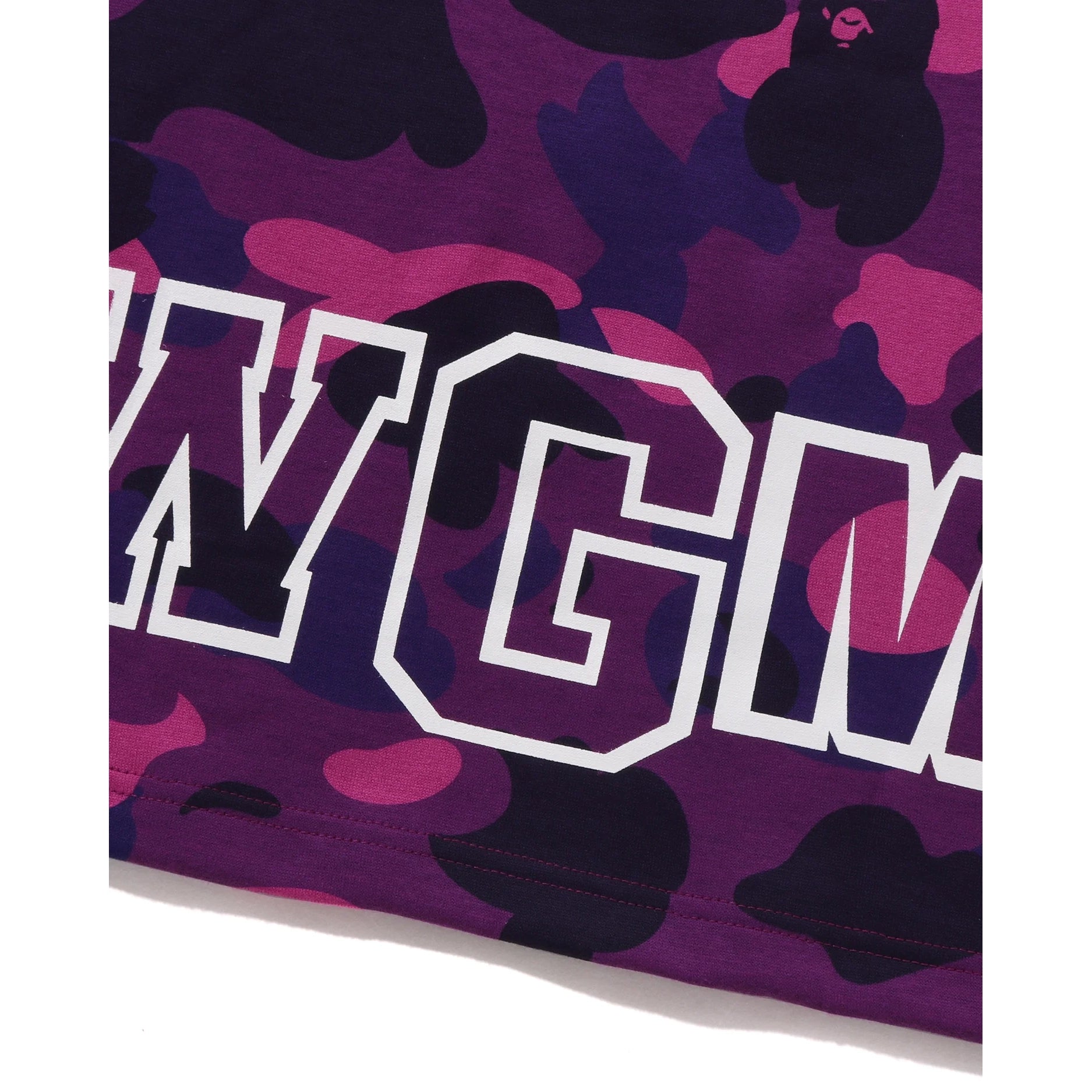 BAPE Color Camo Shark Tee Purple