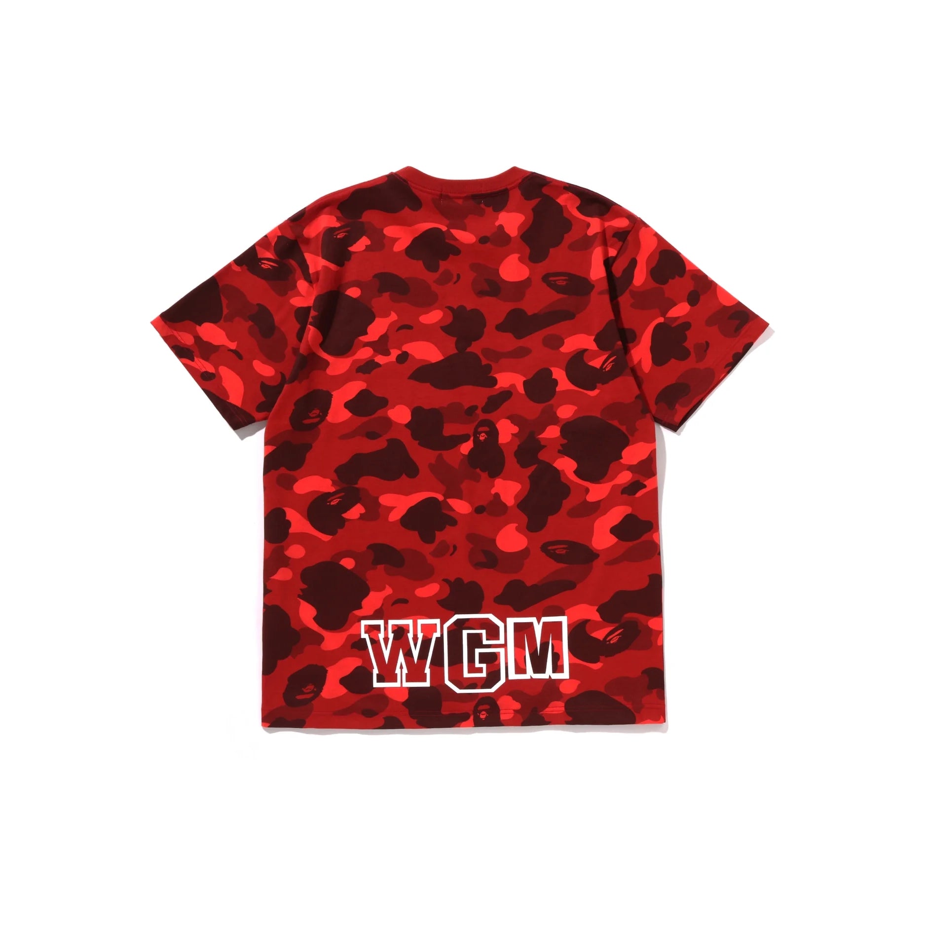 BAPE Color Camo Shark Tee Red