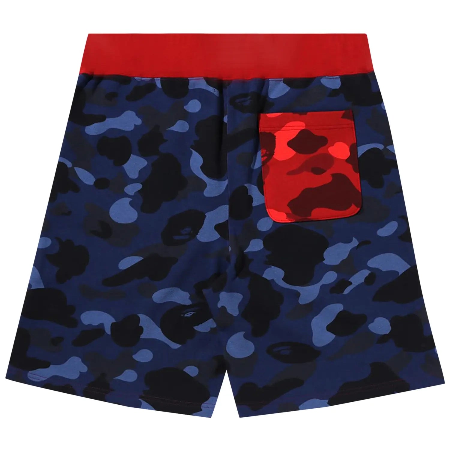 BAPE Crazy Camo Shark Sweat Shorts Purple