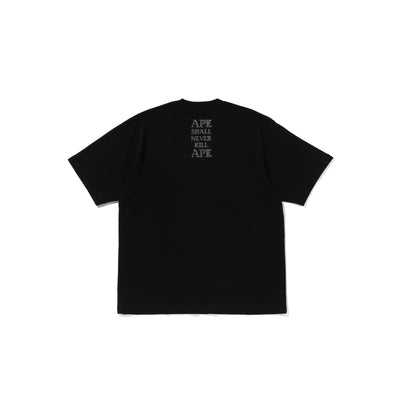BAPE Rhinestone Bape Logo Relaxed Fit Tee Black