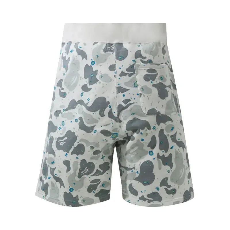 BAPE Space Camo Shark Sweat Shorts