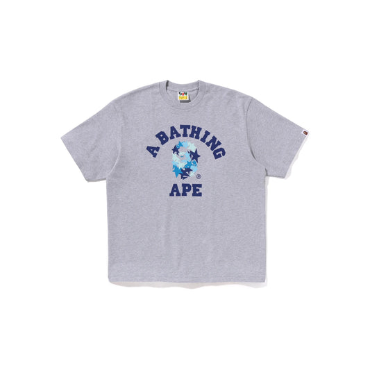 BAPE Sta College Relaxed Fit Tee 'Gray'