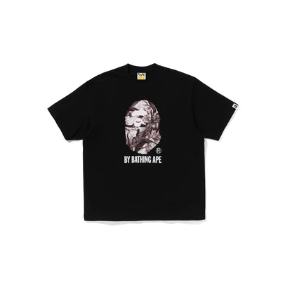 BAPE Tree Edge Camo By Bathing Ape Relaxed Fit Tee 'Black'
