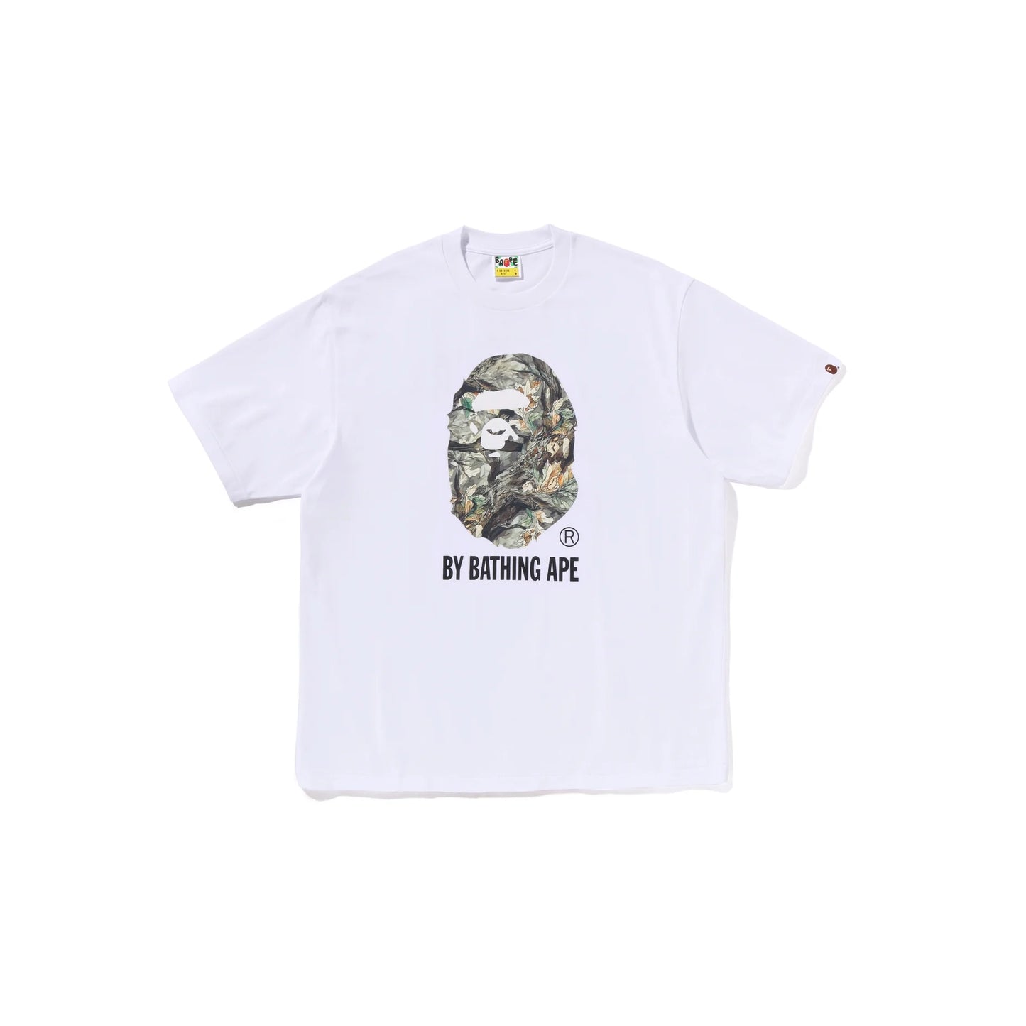 BAPE Tree Edge Camo By Bathing Ape Relaxed Fit Tee 'White'