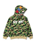 BAPE X Spotify X SYNA By Central Cee Shark Full Zip Hoodie Green