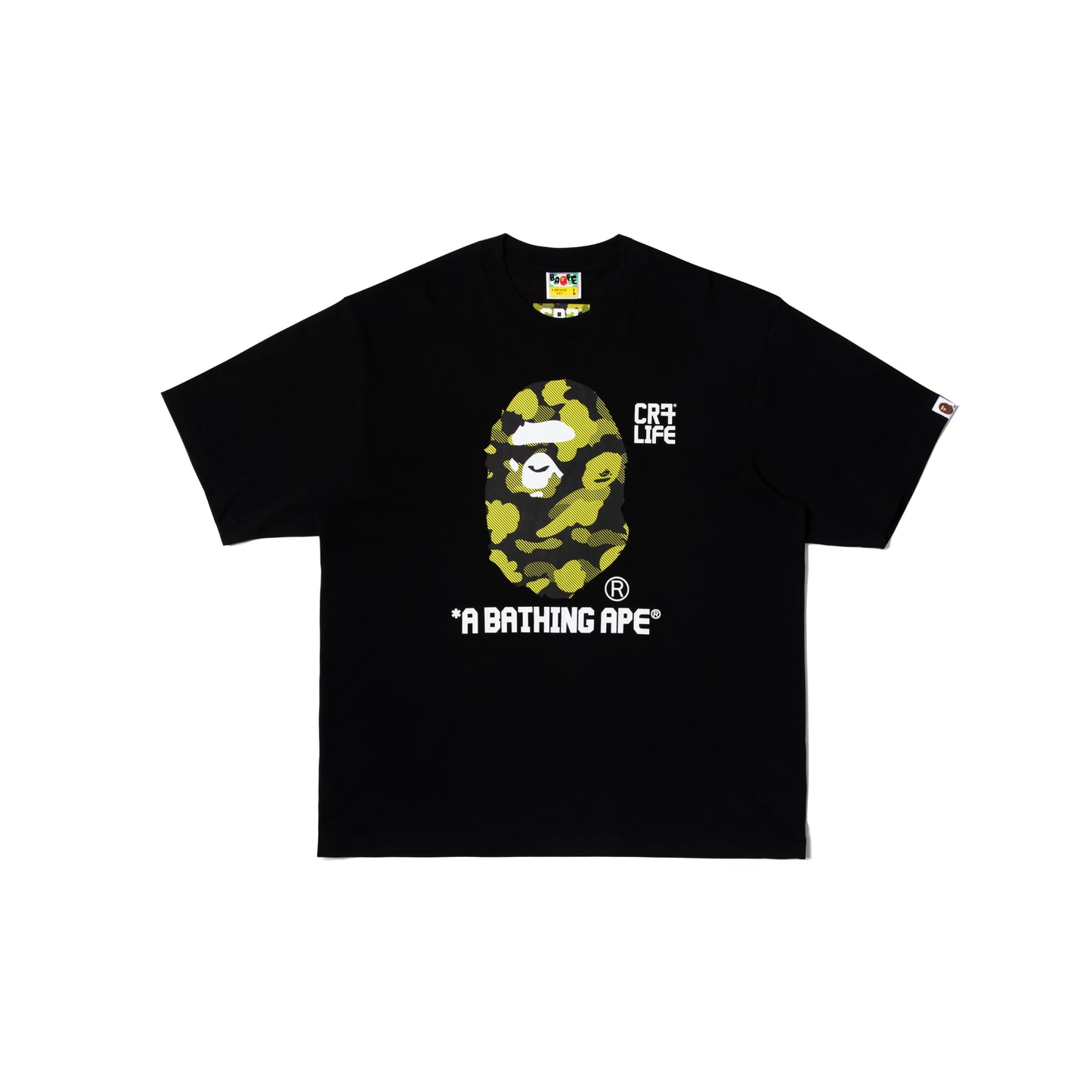 BAPE x Cristiano Ronaldo CR7 Life Camo Relaxed Fit Tee 'Black'