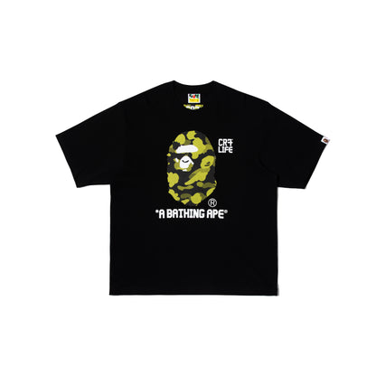 BAPE x Cristiano Ronaldo CR7 Life Camo Relaxed Fit Tee 'Black'