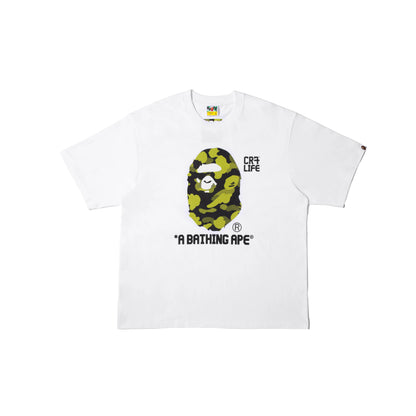 BAPE x Cristiano Ronaldo CR7 Life Camo Relaxed Fit Tee 'White'
