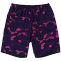 BAPE Color Camo Shark Reversible Shorts Purple
