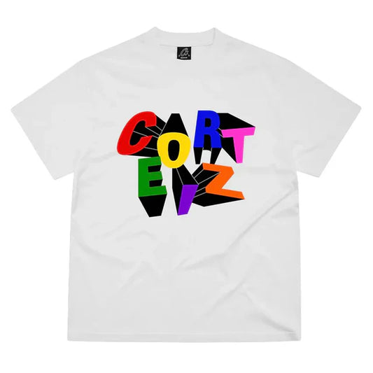 Corteiz 3D Logo Tee 'White'