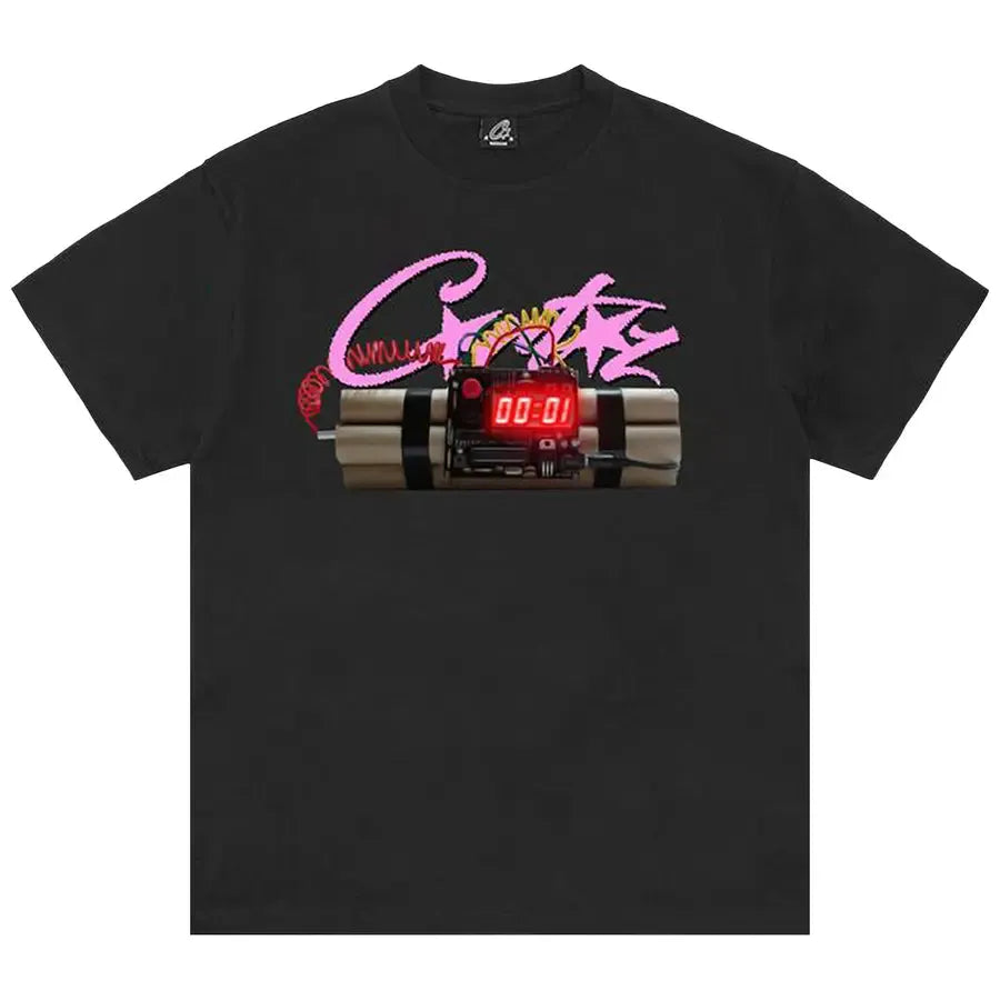 Corteiz No Time 4 Luv Tee [Black]