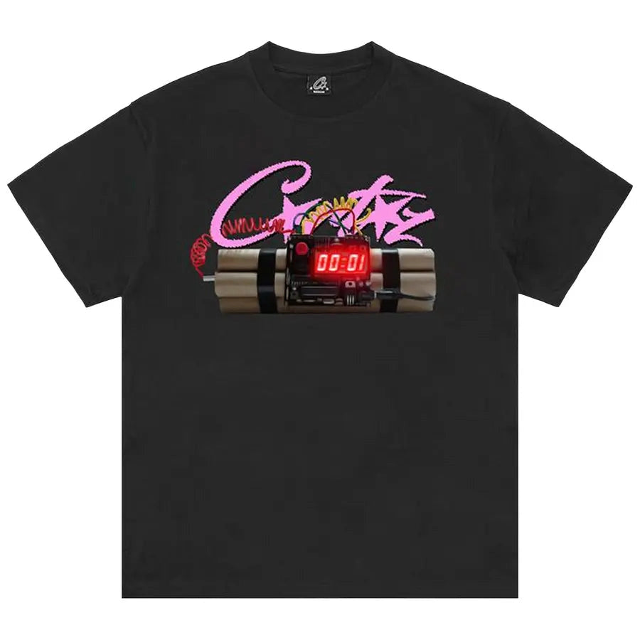 Corteiz No Time 4 Luv Tee 'Black'