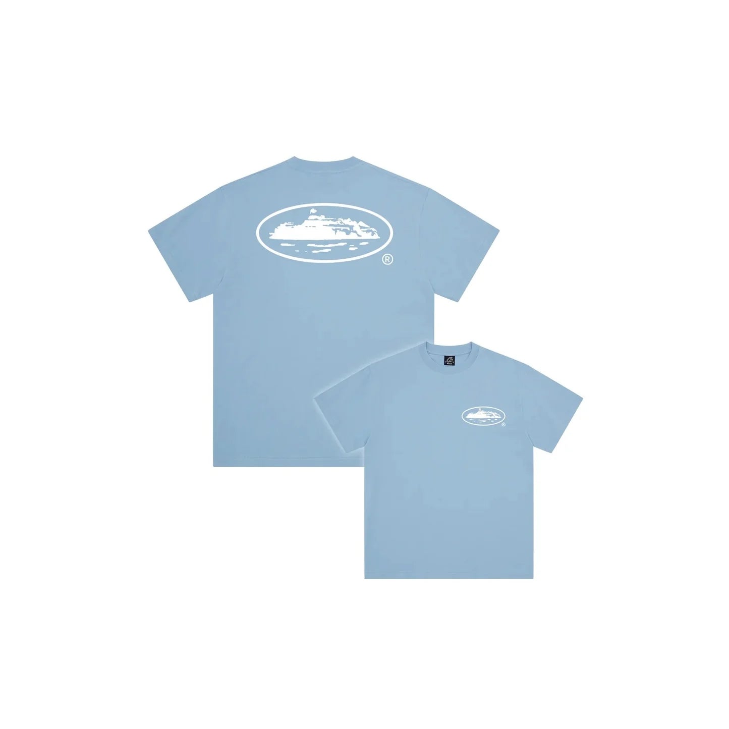 Corteiz OG ISLAND Tee 'Baby Blue'