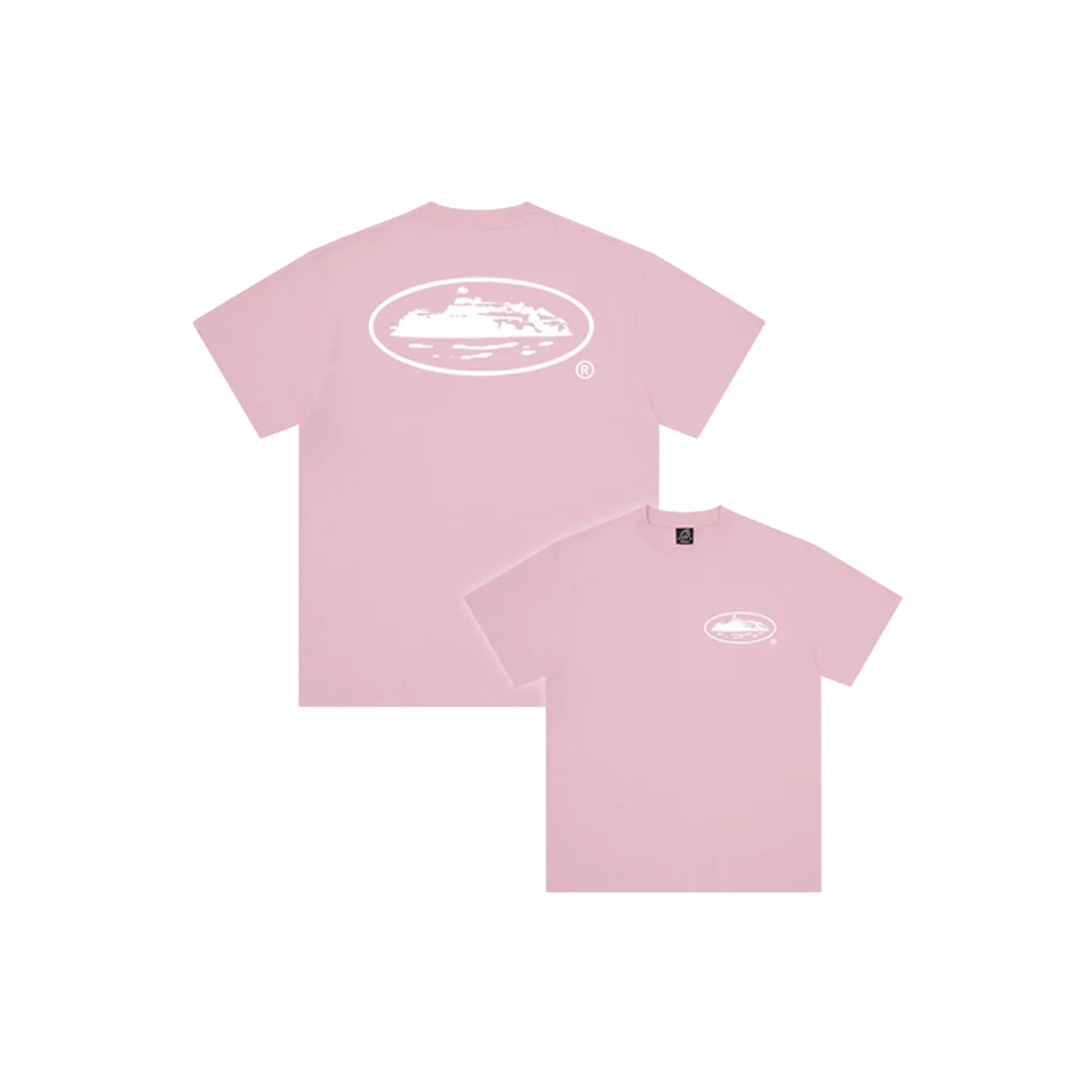 Corteiz OG Island Tee 'Baby Pink'