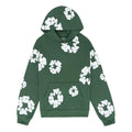 Denim Tears Cotton Wreath Sweatshirt in Green - premium cotton crewneck with signature wreath graphic, front chest detail.