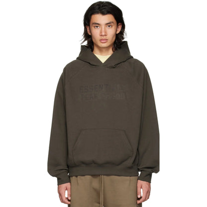 Fear of God Essentials Pullover Hoodie 'Off Black'