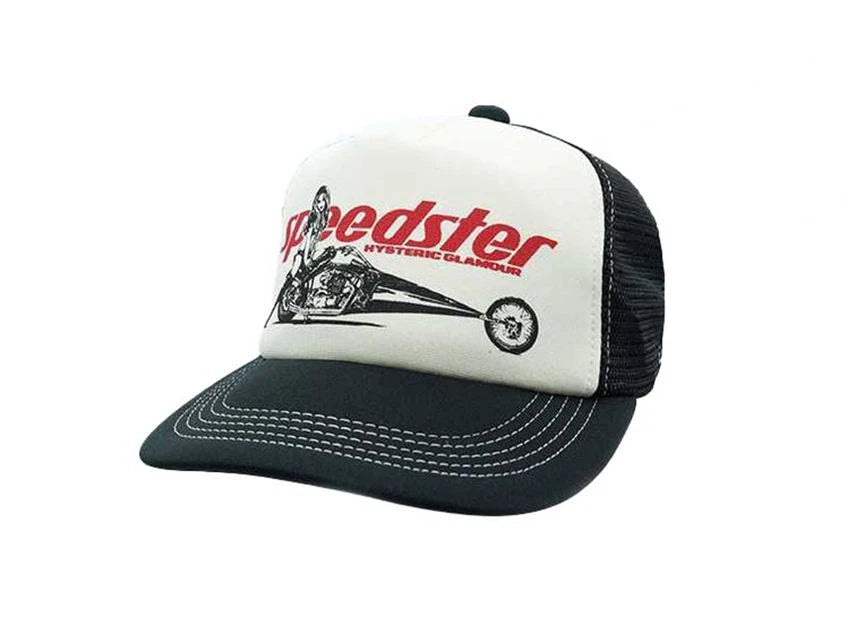 HYSTERIC GLAMOUR Speedster Mesh Cap Black