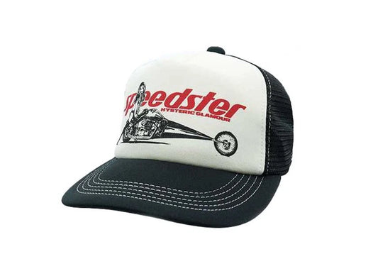 HYSTERIC GLAMOUR Speedster Mesh Cap Black