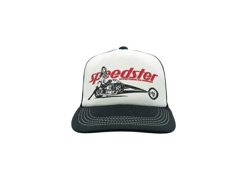 HYSTERIC GLAMOUR Speedster Mesh Cap Black