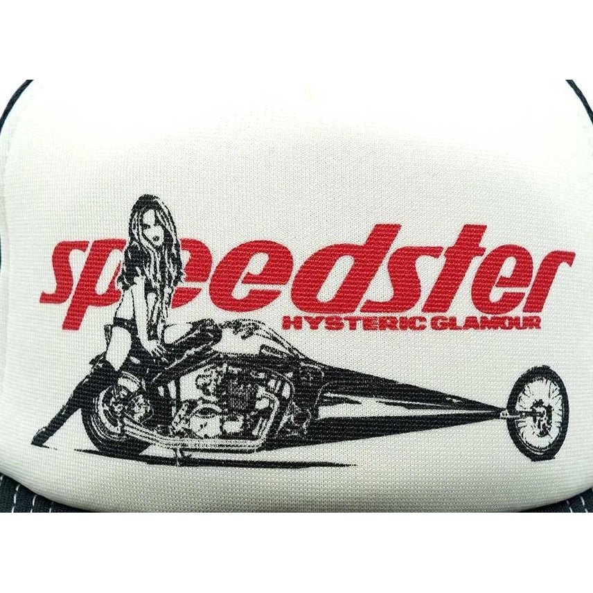 HYSTERIC GLAMOUR Speedster Mesh Cap Black