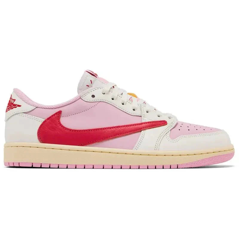 Jordan 1 Retro Low OG SP xTravis Scott 'Sail Tropical Pink'