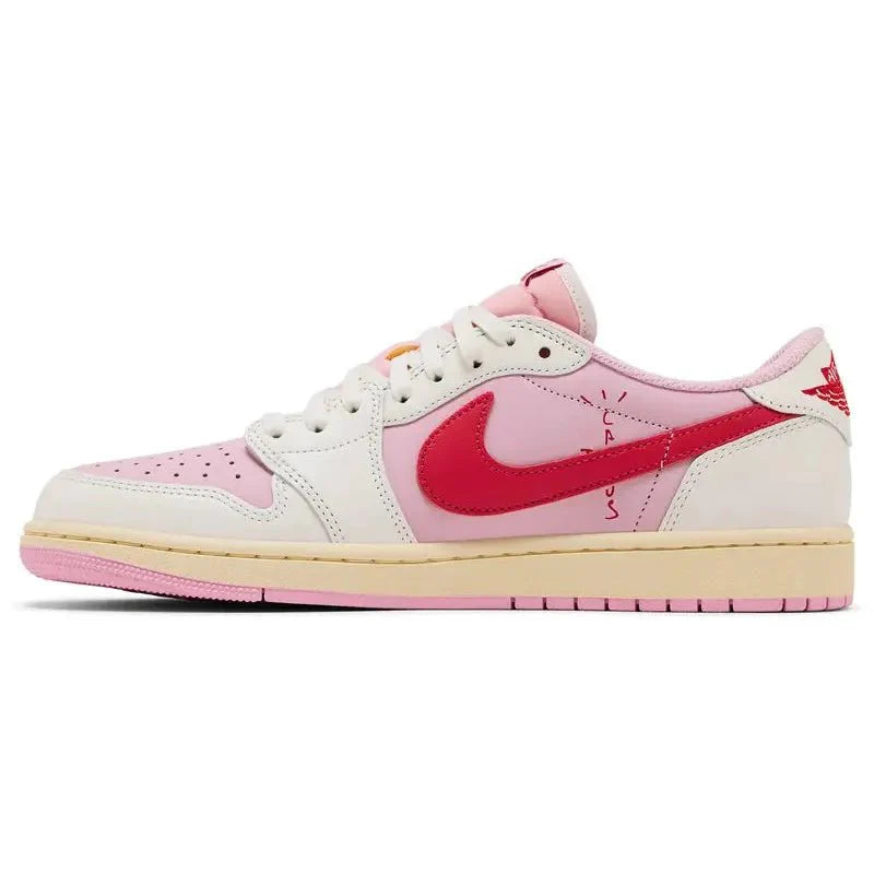 Jordan 1 Retro Low OG SP xTravis Scott 'Sail Tropical Pink'