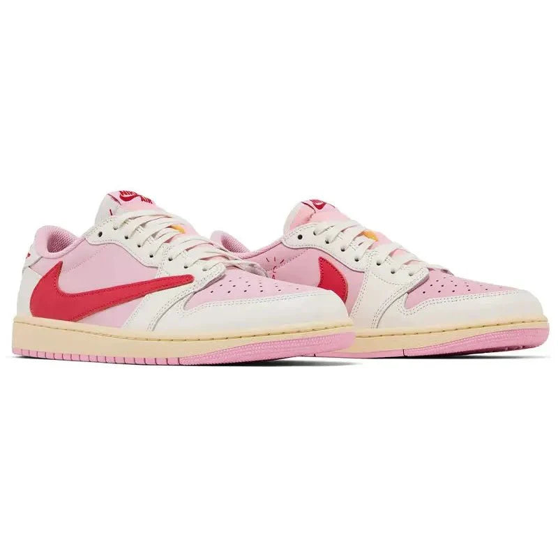 Jordan 1 Retro Low OG SP xTravis Scott 'Sail Tropical Pink'