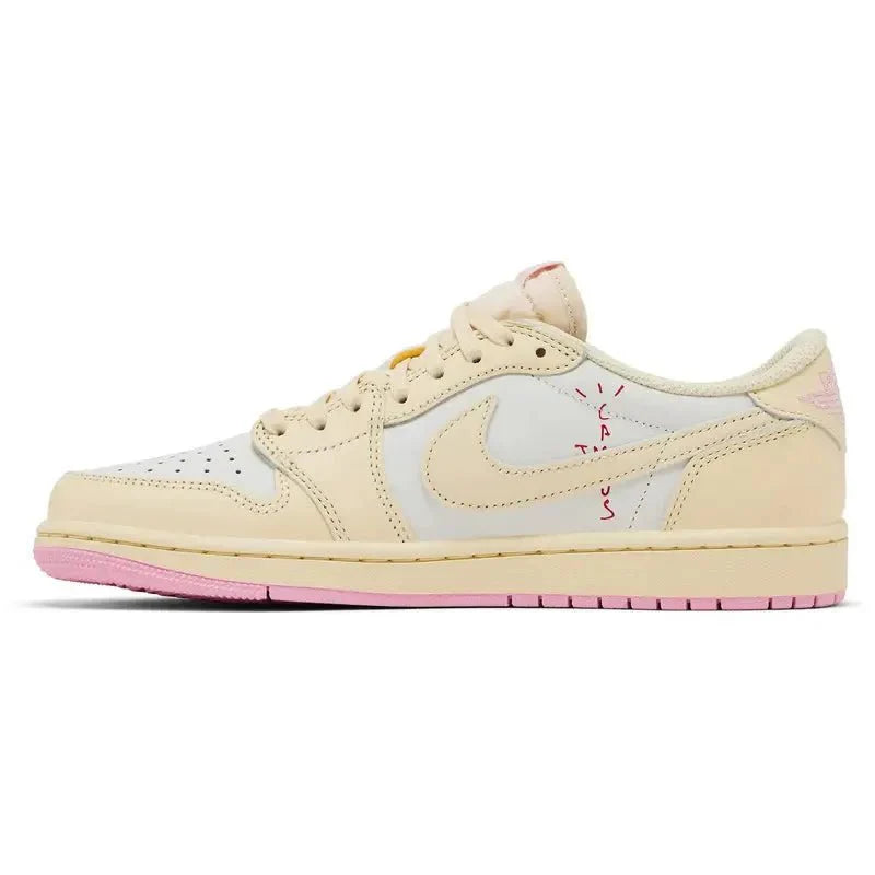 Jordan 1 Retro Low OG SP x Travis Scott 'Shy Pink'