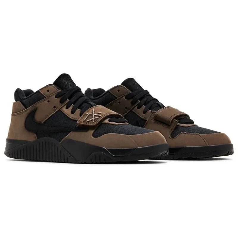 Jordan Jumpman Jack TR Travis Scott 'Dark Mocha' sneaker with brown tones, strap detail, and signature Travis Scott styling for bold streetwear looks