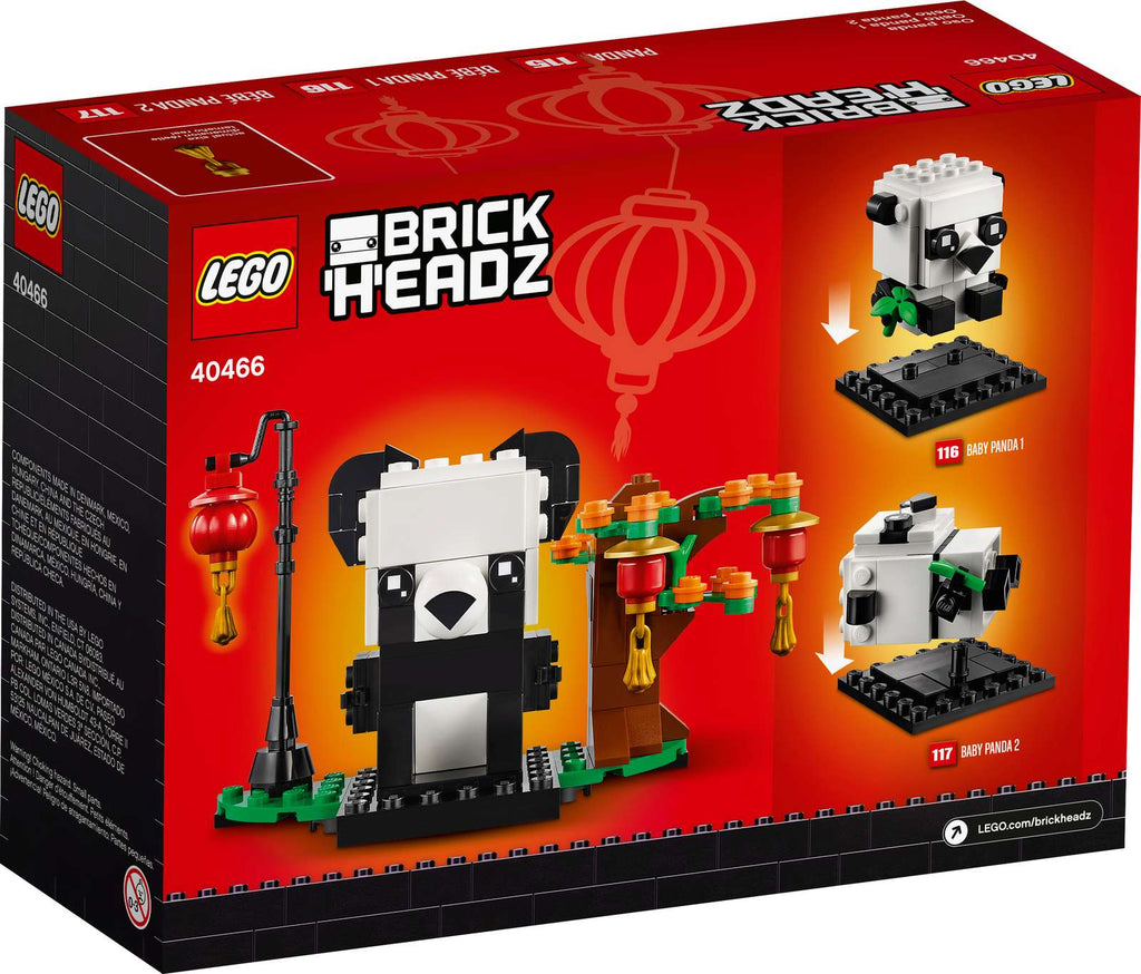 LEGO 40466 Brick Headz Chinese New Year Pandas