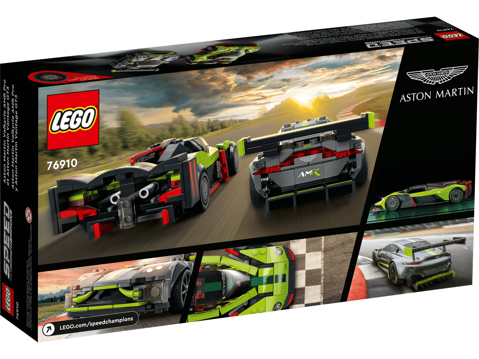LEGO 76910 Aston Martin Valkyrie AMR Pro and Aston Martin Vantage GT3