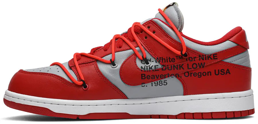 Nike Off-White x Dunk Low 'University Red'